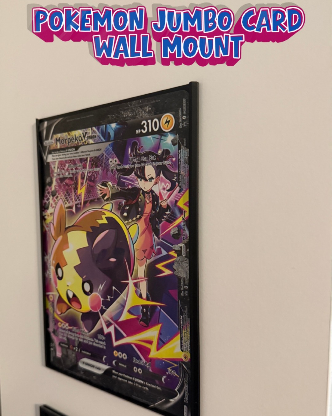 Jumbo trading card wall mount